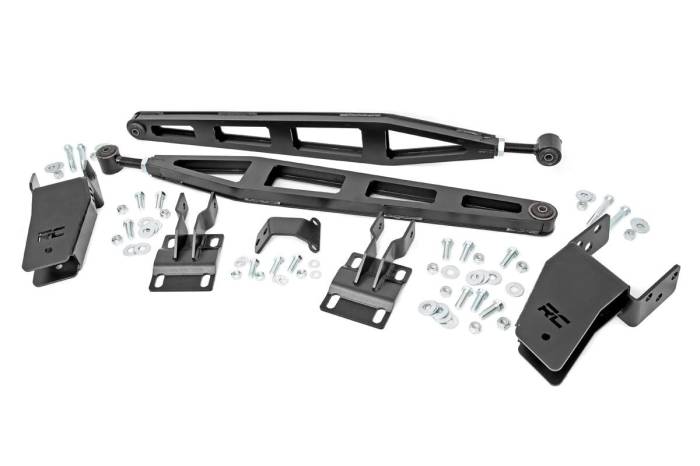 Rough Country - Traction Bar Kit Inverted U-bolts 0-6 Inch Ford F-250 Super Duty (08-16) Rough Country