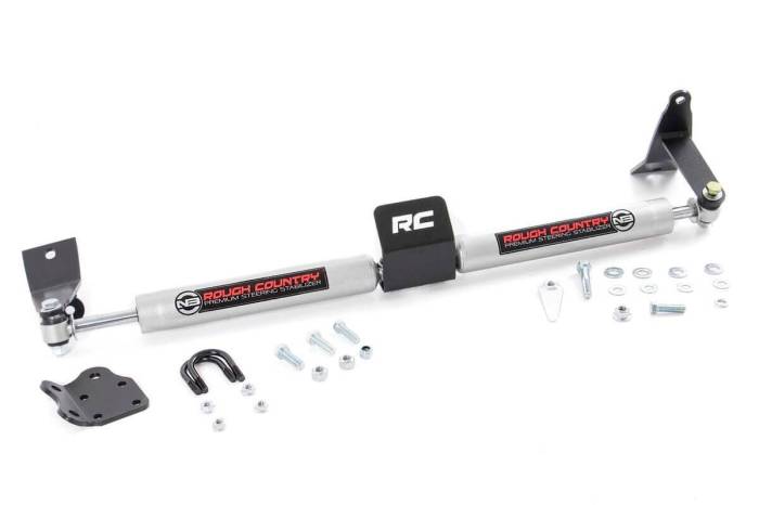 Rough Country - N3 Steering Stabilizer Dual 2-8 Inch Lift Ram 2500 (10-13)/3500 (10-12) Rough Country