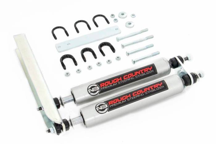 Rough Country - N3 Steering Stabilizer Dual Ford Bronco/F-150/F-250 (1980-1998) Rough Country
