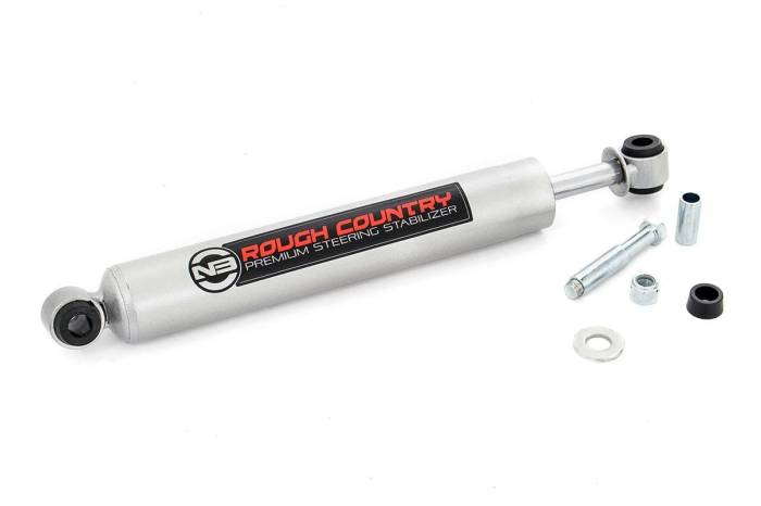 Rough Country - N3 Steering Stabilizer w/ Factory Stabilizer Ford Excursion/F-250 Super Duty/F-350 Super Duty 4WD Rough Country