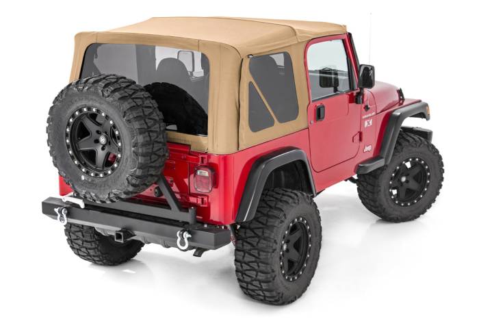 Rough Country - Soft Top Replacement Spice Half Doors Jeep Wrangler TJ 4WD (97-06) Rough Country