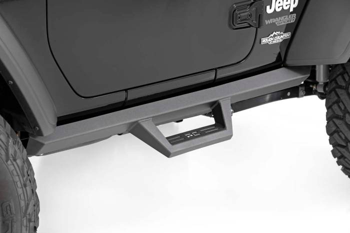 Rough Country - Contoured Drop Steps 2 Door Jeep Wrangler JL 4WD (2018-2026) Rough Country