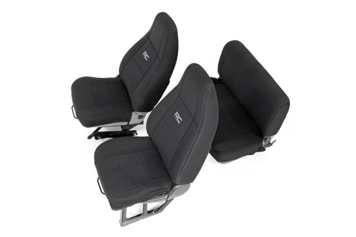 Rough Country - Seat Covers Front and Rear Jeep Wrangler YJ 4WD (1991-1995) Rough Country