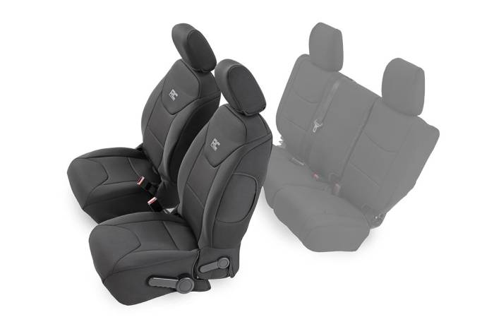 Rough Country - Seat Covers Front Jeep Wrangler Unlimited 4WD (2013-2018) Rough Country