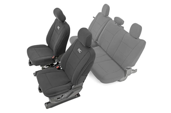 Rough Country - Seat Covers Front Bucket Seats Ford F-150/Lightning/F-250/F-350 (15-25) Rough Country