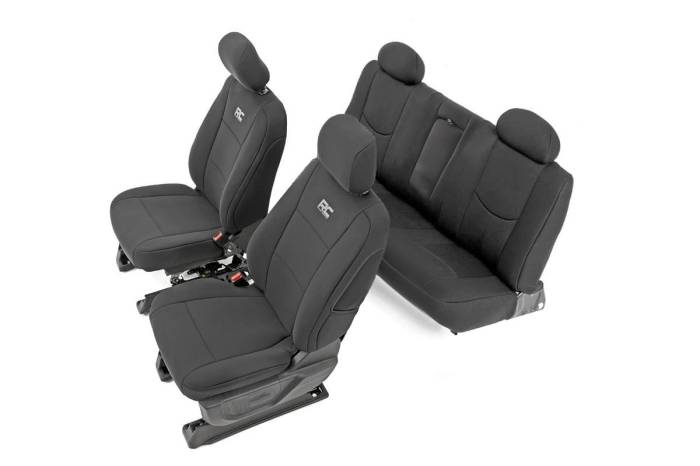Rough Country - Seat Covers FR 40/20/40 & Rear Silverado/Sierra 1500 (14-18 & Classic) Rough Country