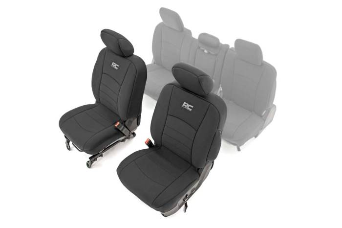Rough Country - Seat Covers Front Bucket Seats Ram 1500 (09-18)/2500 (11-18)/3500 (11-18) Rough Country