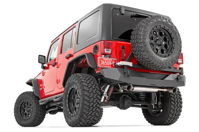 Rough Country - Rear Bumper Rock Crawler Tire Carrier Jeep Wrangler JK/Wrangler Unlimited (07-18) Rough Country