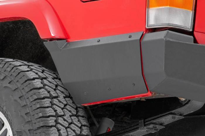 Rough Country - Quarter Panel Armor Rear Factory Flare Jeep Cherokee XJ 2WD/4WD (97-01) Rough Country