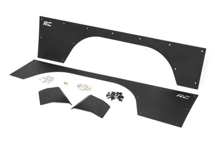 Rough Country - Fender & Quarter Panel Armor Front Combo Jeep Cherokee XJ (97-01) Rough Country