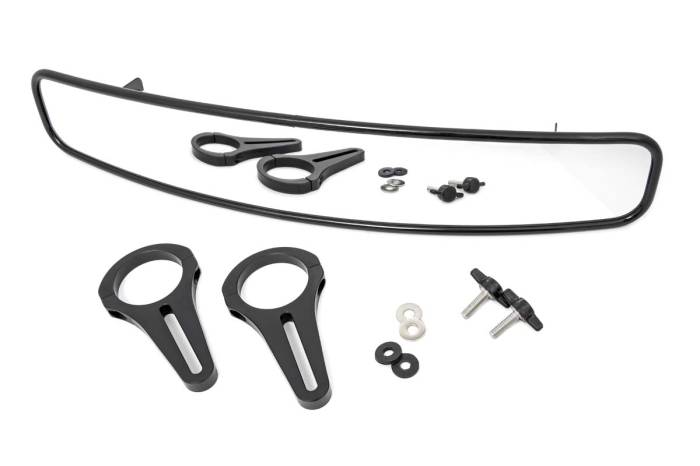 Rough Country - UTV Rear View Mirror Convex 17 Inch x 3 Inch 1.75 Inch Mount Rough Country