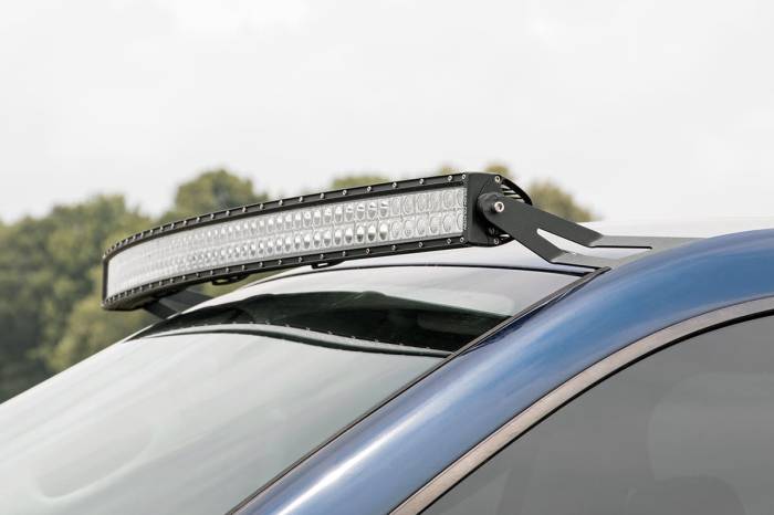 Rough Country - LED Light Mount Upper Windshield 54 Inch Curved Ram 1500 2WD/4WD (02-08) Rough Country
