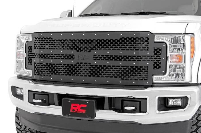 Rough Country - Mesh Grille Ford F-250/F-350 Super Duty 2WD/4WD (2017-2019) Rough Country
