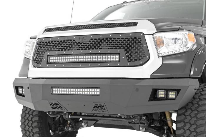 Rough Country - Mesh Grille 30 Inch Dual Row LED Black Toyota Tundra 2WD/4WD (2014-2017) Rough Country