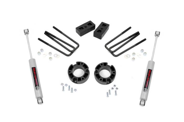 Rough Country - 3.5 Inch Lift Kit Silverado/Sierra 1500 2WD (2007-2013) Rough Country