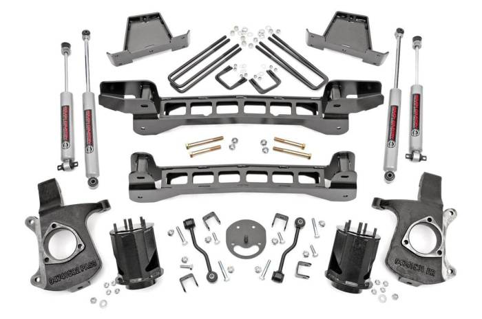 Rough Country - 6 Inch Lift Kit Silverado/Sierra 1500 2WD (1999-2006 & Classic) Rough Country