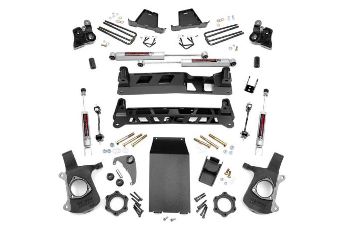 Rough Country - 6 Inch Lift Kit Silverado/Sierra 1500 4WD (1999-2006 & Classic) Rough Country