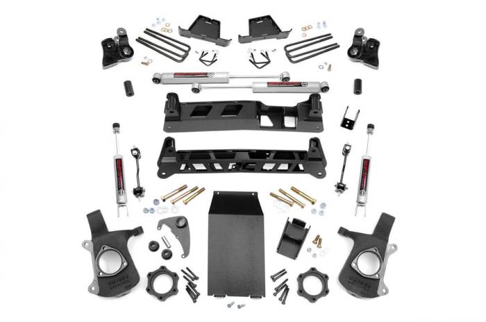 Rough Country - 4 Inch Lift Kit Silverado/Sierra 1500 4WD (1999-2006 & Classic) Rough Country