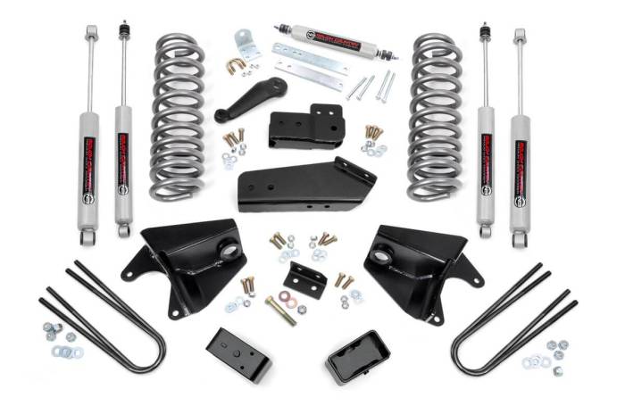 Rough Country - 4 Inch Lift Kit Rear Blocks Ford Bronco 4WD (1980-1996) Rough Country