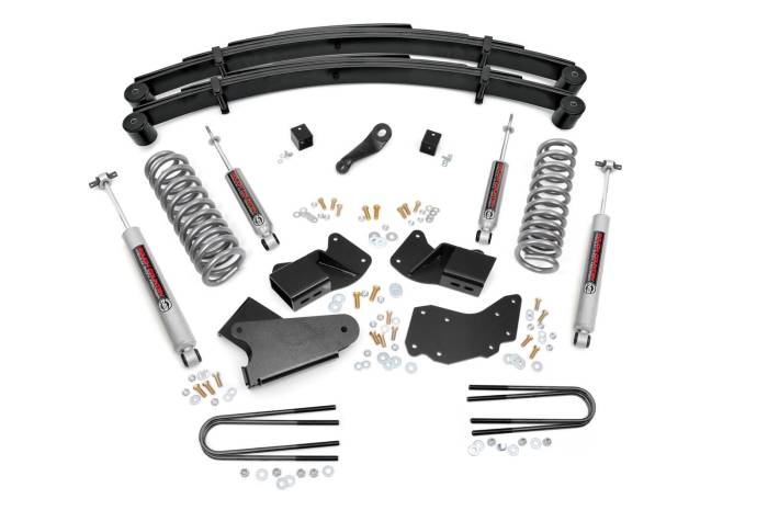 Rough Country - 4 Inch Lift Kit Rear Springs Ford Ranger 4WD (1983-1997) Rough Country