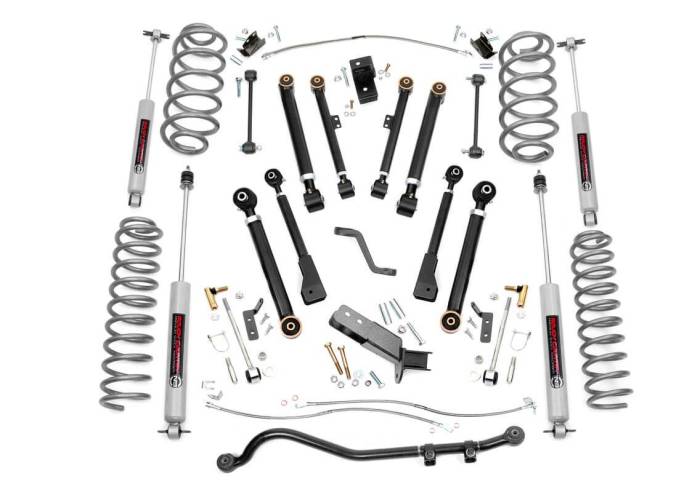 Rough Country - 6 Inch Lift Kit X-Series Jeep Wrangler TJ (97-06)/Wrangler Unlimited (04-06) Rough Country