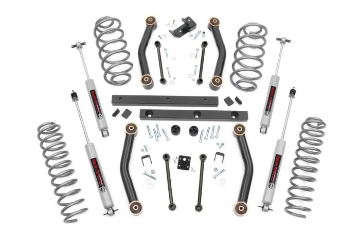 Rough Country - 4 Inch Lift Kit Jeep Wrangler TJ 4WD (1997-2002) Rough Country
