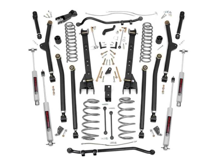 Rough Country - 6 Inch Lift Kit Long Arm Jeep Wrangler TJ 4WD (1997-2006) Rough Country