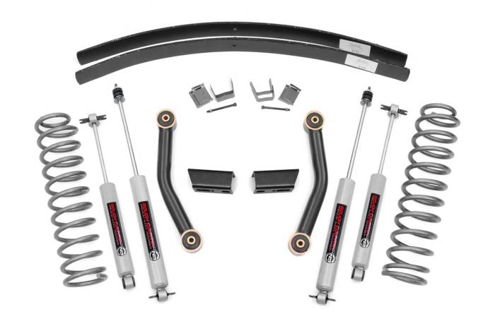 Rough Country - 3 Inch Lift Kit Series II RR AAL Jeep Cherokee XJ 2WD/4WD (1984-2001) Rough Country