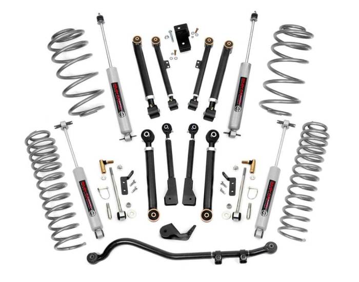 Rough Country - 2.5 Inch Lift Kit X-Series 4cyl Jeep Wrangler TJ (97-06)/Wrangler Unlimited (04-06) Rough Country