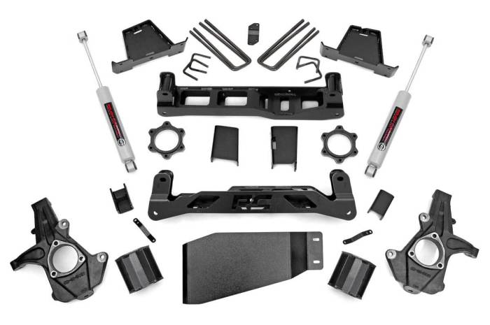 Rough Country - 6 Inch Lift Kit Silverado/Sierra 1500 4WD (2007-2013) Rough Country