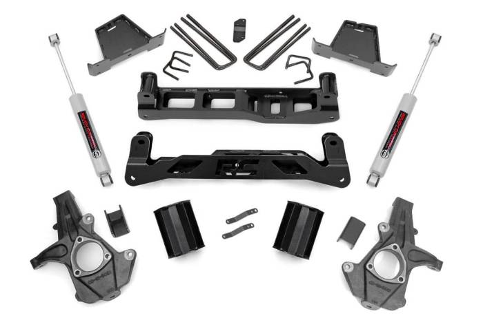 Rough Country - 7.5 Inch Lift Kit Silverado/Sierra 1500 2WD (2007-2013) Rough Country
