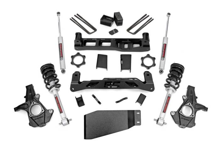 Rough Country - 5 Inch Lift Kit N3 Strut Silverado/Sierra 1500 4WD (07-13) Rough Country