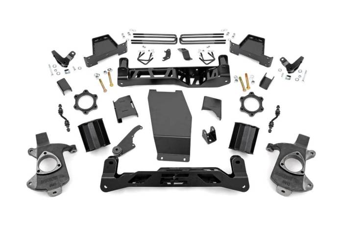Rough Country - 6 Inch Lift Kit Magneride Alum/Stamp Steel GMC Sierra 1500 Denali (14-18) Rough Country