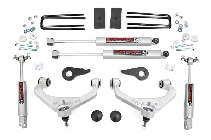 Rough Country - 3.5 Inch Lift Kit Silverado/Sierra 2500HD/3500HD 2WD/4WD (11-19) Rough Country