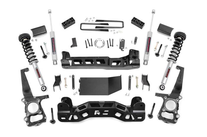 Rough Country - 4 Inch Lift Kit N3 Struts Ford F-150 4WD (2009-2010) Rough Country