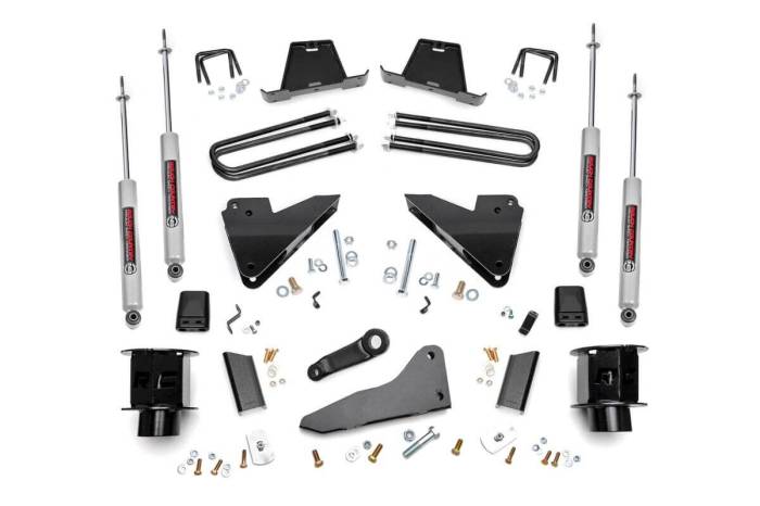 Rough Country - 5 Inch Lift Kit Radius Arm Drop SRW Ram 3500 4WD (2013-2015) Rough Country