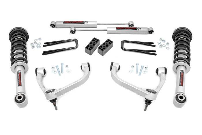 Rough Country - 3 Inch Lift Kit N3 Struts Ford F-150 4WD (2009-2013) Rough Country