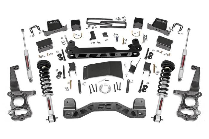 Rough Country - 6 Inch Lift Kit N3 Struts Ford F-150 4WD (2015-2020) Rough Country