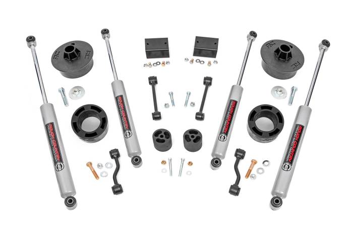 Rough Country - 2.5 Inch Lift Kit Spacers N3 Jeep Wrangler JL (18-23)/Wrangler Unlimited (18-23) Rough Country