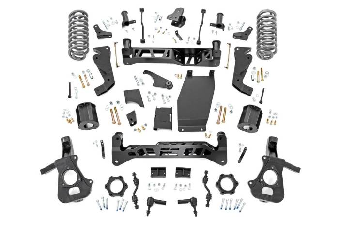 Rough Country - 6 Inch Lift Kit Mag-ride Auto-Lev Chevy/GMC SUV 1500 4WD (2015-2020) Rough Country