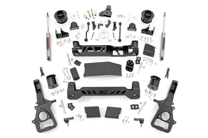 Rough Country - 5 Inch Lift Kit Air Ride Ram 1500 4WD (2019-2024) Rough Country