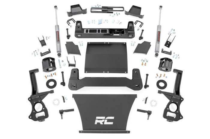 Rough Country - 6 Inch Lift Kit GMC Sierra 1500 2WD/4WD (2019-2024) Rough Country