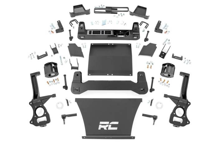 Rough Country - 6 Inch Lift Kit Adaptive Ride Control Chevy/GMC Sierra 1500 (19-24)/Silverado 1500 (21-24) Rough Country