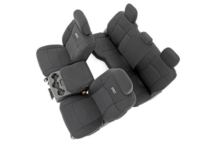 Rough Country - Seat Covers Bucket Seats FR & RR Ram 2500 2WD/4WD (2019-2026) Rough Country