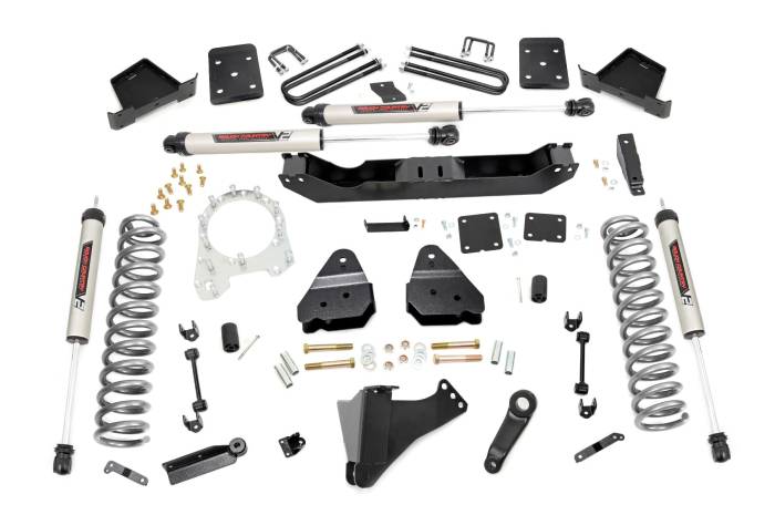 Rough Country - 4.5 Inch Lift Kit V2 Ford F-250/F-350 Super Duty 4WD (2017-2022) Rough Country