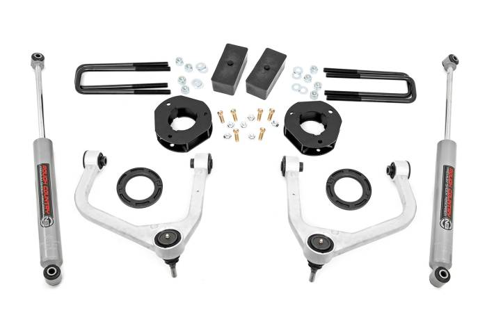 Rough Country - 3.5 Inch Lift Kit GMC Sierra 1500 2WD/4WD (2019-2025) Rough Country