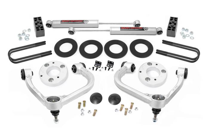Rough Country - 3 Inch Lift Kit Forged UCA Ford F-150 4WD (2021-2026) Rough Country