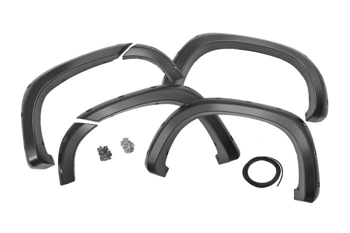 Rough Country - Pocket Fender Flares Chevy Silverado 1500 2WD/4WD (2019-2021) Rough Country