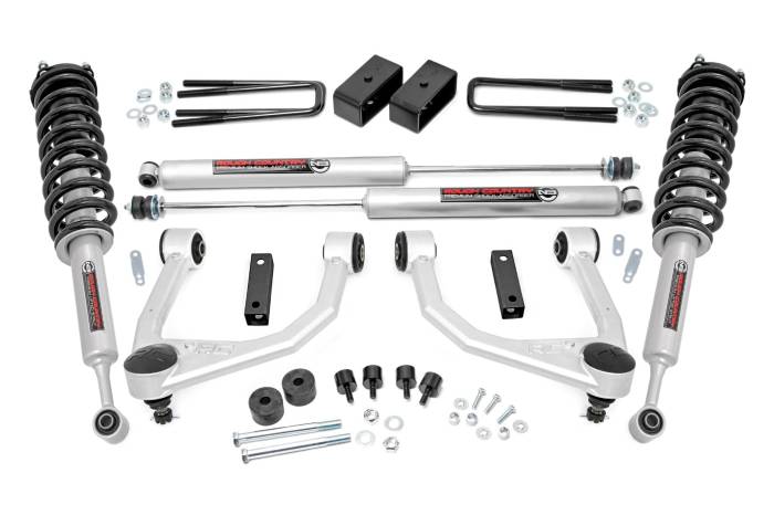 Rough Country - 3.5 Inch Lift Kit N3 Struts Toyota Tundra 2WD/4WD (2007-2021) Rough Country