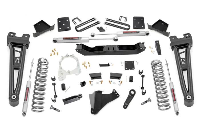 Rough Country - 6 Inch Lift Kit R/A No OVLD Ford F-250/F-350 Super Duty 4WD (2017-2022) Rough Country